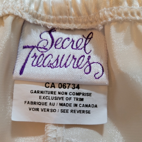 Satiny Cream Colour PJ Pants - Picture 4 of 9